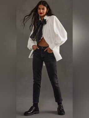 AGOLDE Toni Mid-Rise Slim Jeans